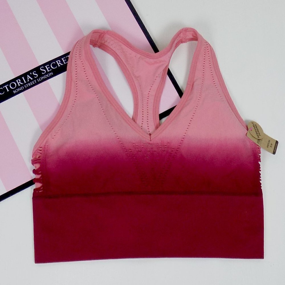 new with tags VS PINK sports bra crop top ombre tie dye